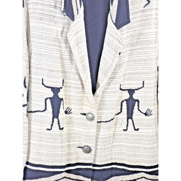 The Painted Pony Southwestern Jacket Native Petroglyphs Kokopelli Size S/M USA - Picture 6 of 10